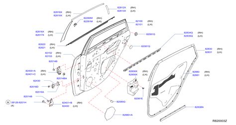 Nissan Pathfinder Door Shell Left Rear H Amma Genuine