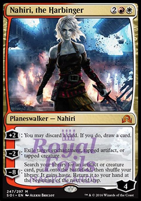 1x Foil Nahiri The Harbinger Soi Mtg Shadows Over Innistrad Mythic