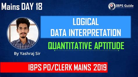 MAINS DAY 18 LOGICAL DATA INTERPRETATION IBPS PO CLERK MAINS 2019