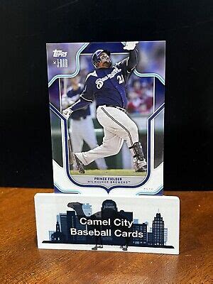 2023 Topps X J Rod The Show Out Collection Prince Fielder 42 Milwaukee