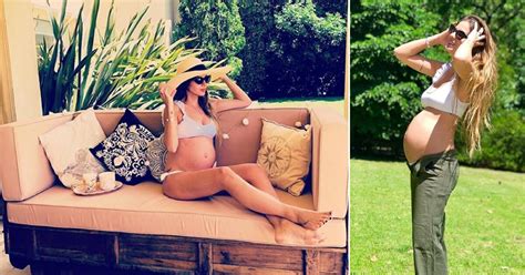 La China Suárez lució su panza de seis meses en bikini con una especial mención a Rufina Infobae