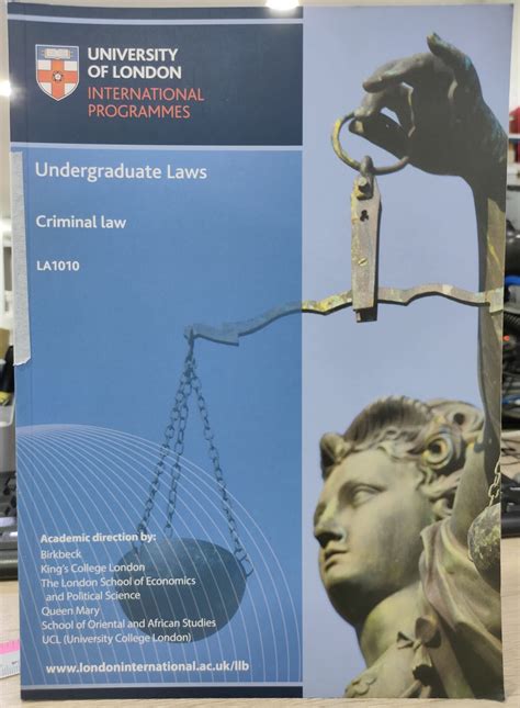 Undergraduate Law Criminal Law Books N Bobs