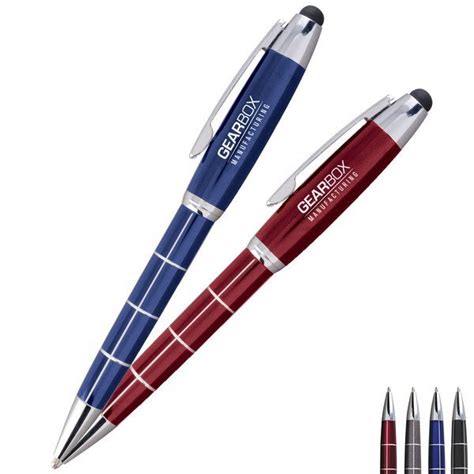 Damali Ballpoint Twist Action Metal Pen And Stylus Health Promotions Now