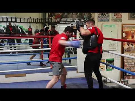 Tommy Coyle Smashes The Pads With Trainer Jamie Moore Ahead Of Sean