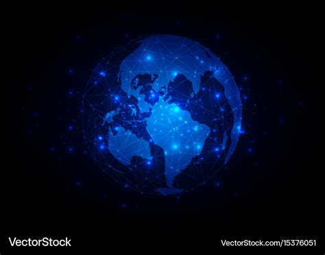 Abstract Globe Technology Background Royalty Free Vector