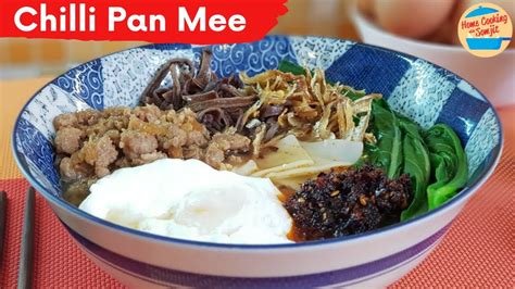 Chilli Pan Mee Soup Spicy Tear Noodle Soup Youtube