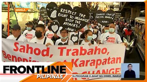 Grupo Ng Health Workers Nagsagawa Ng Kilos Protesta Ngayong Valentine