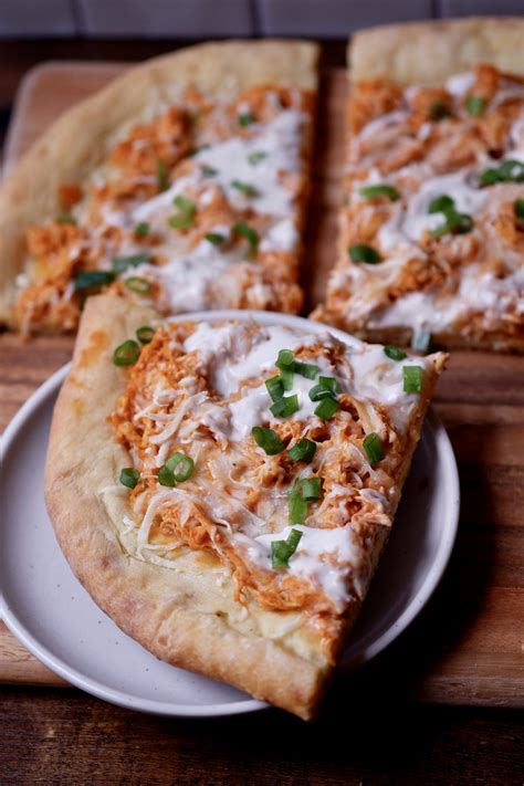 Healthy Buffalo Chicken Pizza Food By The Gram