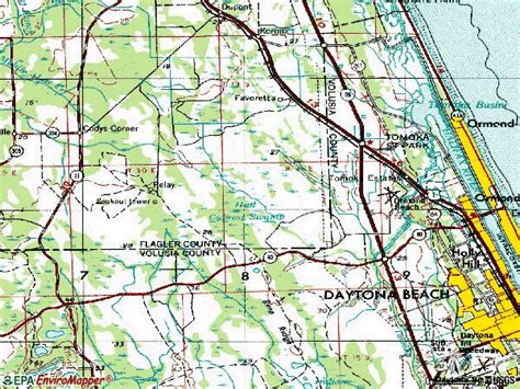 Ormond Beach Zip Code Map United States Map