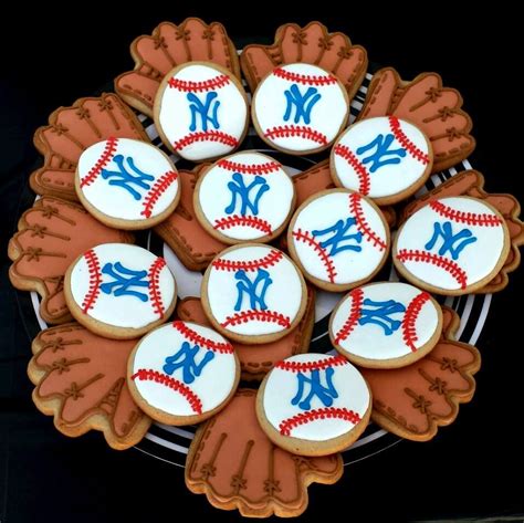 New York Yankee Cookies Cookies Sugar Cookie New York Yankees