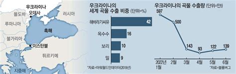 우크라 곡물 수출길 열린다세계 식량난 숨통