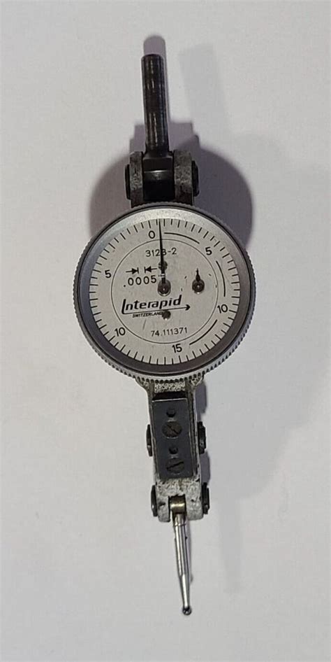 Interapid Dial Test Indicator 312b 2 0005” Switzerland Made Machinist