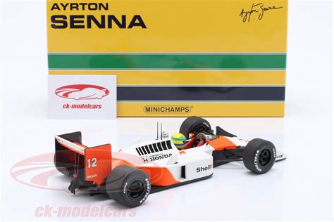 Minichamps Ayrton Senna Mclaren Mp Formula World Champion