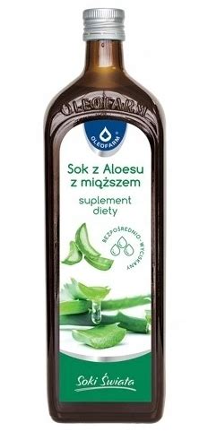 AloeVital sok z aloesu z miąższem 1 l 13534616319 Allegro pl