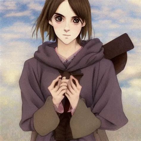 Anime Emma Watson By By Hasui Kawase By Richard Schmid Stable