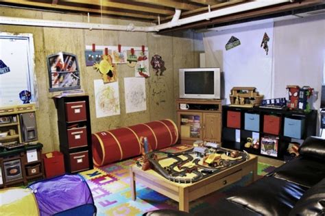 How To Turn Unfinished Basement Into Playroom - Openbasement