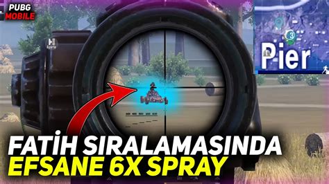 Fat H Siralamasinda Efsane X Spray Pubg Mob Le Rank Ma I Youtube