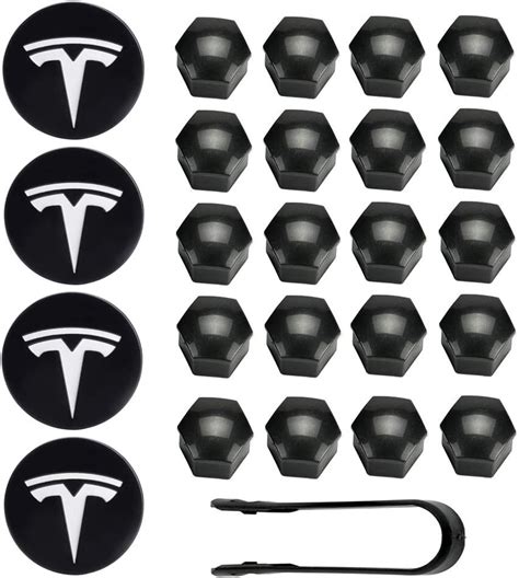 Vonluxsue Tesla Model 3 S X Aero Wheel Cap Kit 4 Hub Center Cap