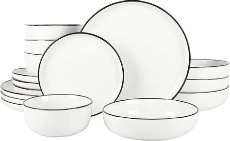 Best 10 Black And White Dinnerware Set - One Kitchen Reviews