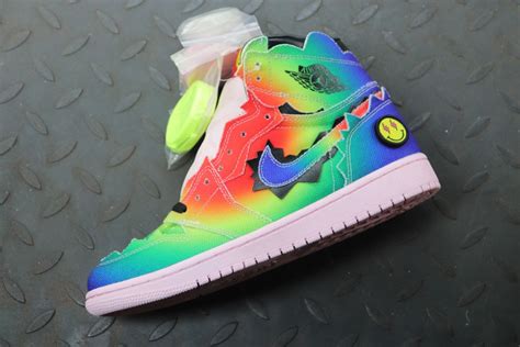 J Balvin X Air Jordan 1 Retro Og High Colores Y Vibras