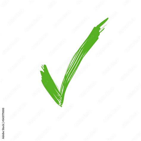 Green check mark icon. Check symbol in green color, vector illustration ...