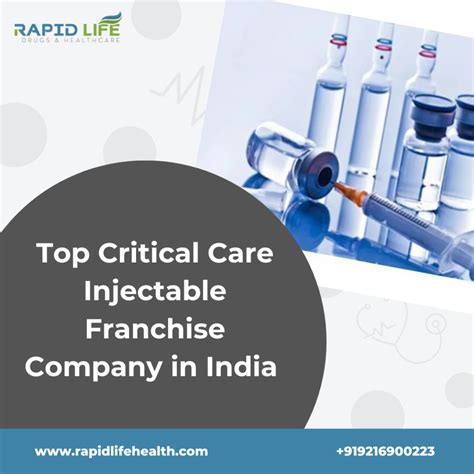 Critical Care Injection Franchise Injection Pcd Company