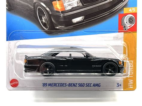 2023 Hot Wheels Mercedes Benz 560 SEC AMG Black India Ubuy