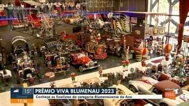 Jornal do Almoço SC Blumenau Prêmio Viva Blumenau 2023 Conheça