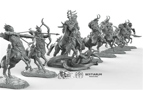 Centaur Clan Bestiarum Miniatures Wargaming Dandd Dnd Etsy Canada In