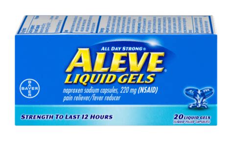 Aleve 220 Mg Liquid Gels 26 Ct Ralphs