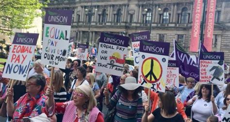 Working Class Women Making History In Mass Strike For Equal Pay