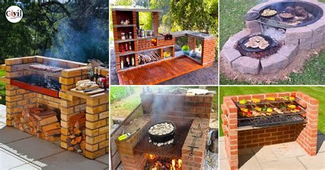 Self Build Built In Brick DIY BBQ Kit Barbecue Grill Charcoal Tray DIY