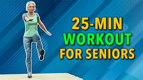 25 Min Total Body Workout For Seniors Vim And Vigor Senior Exercises