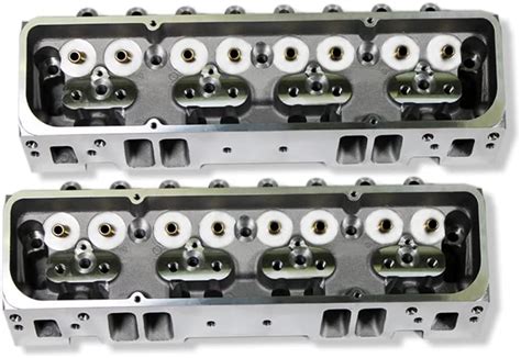 Demotor Performance Sbc Chevy 350 Aluminum Bare Cylinder Heads 205cc64cc Angle Plug