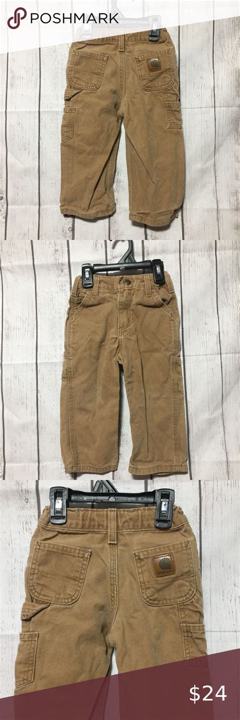 Carhartt Toddler Boys Dungaree Fit Pants Brown