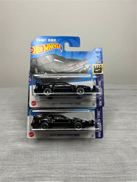 Hot Wheels Knight Rider Kitt Super Pursuit Mode Hw Screen Time Etsy