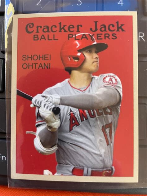 Shohei Ohtani 2022 Cracker Jack 2 1 4 X 3 Ball Players Card1 Etsy