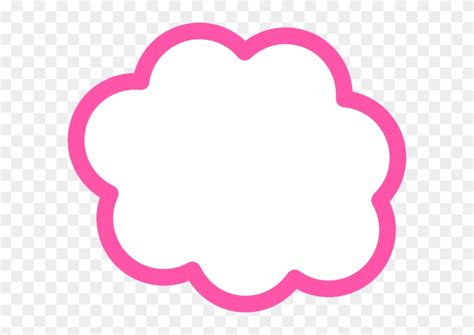 Cloud Clipart Pink Cloud Pink Cloud Outline Free Transparent Png