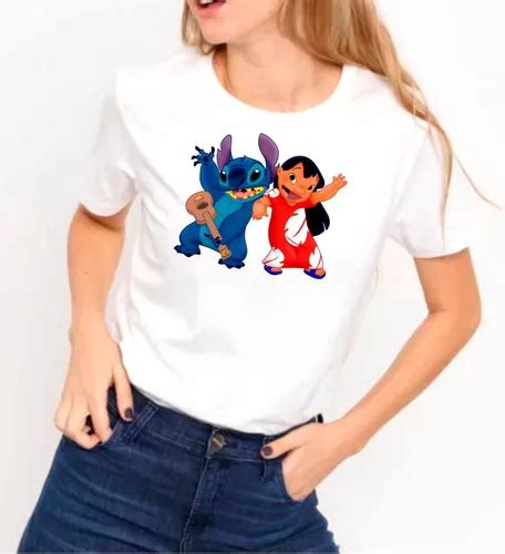 Remera Mujer Lilo Y Stitch Todos Los Modelos