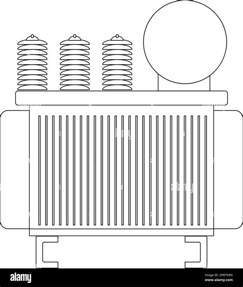 high voltage electrical transformer icon vector symbol design Stock ...