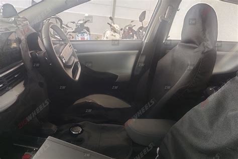 Harrier And Nexon-inspired Tata Curvv Production-spec Interior Spied With New Details Ahead Of ...