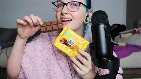 ASMR Eating CORNFLAKE?? Chocolate Bar (UNUSUAL CHOCOLATE) - YouTube