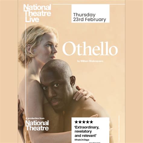 National Theatre Live Othello Theatr Gwaun