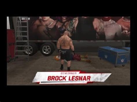 WWE 2K19 Brock Lesnar Vs Killerclown YouTube