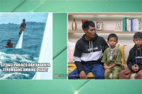 Viral Kisah Aco Nelayan Yang Terombang Ambing Di Laut Selama 3 Jam