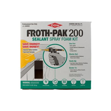 Froth Pak Froth Pak 200 Sealant Foam Insulation Kit In The Spray Foam