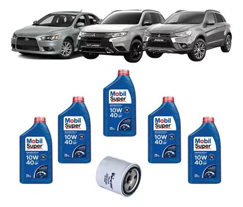 Kit Troca Óleo Mitsubishi Asx 10w40 Alta Performance Frete grátis