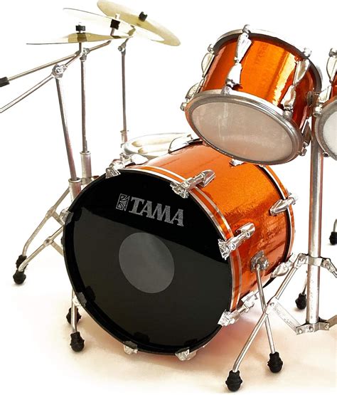 1 4 Scale Replica Model Metallica Lars Ulrich Death Magnetic Orange Tama Drum Kit Totalhill