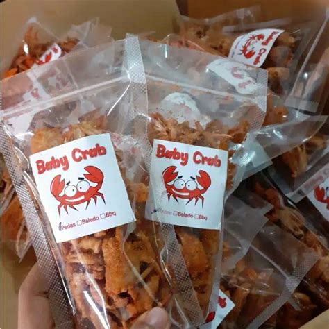 Jual Baby Crab Gram Pedas Enak Gurih Kriuk Nikmat Makanan Ringan