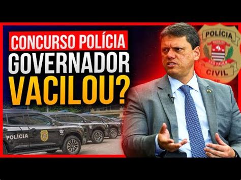 GOVERNADOR VACILOU Quando sai os Editais para os Concursos da Polícia